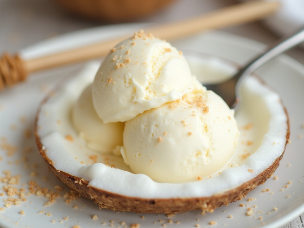 Zdrowe lody kokosowe